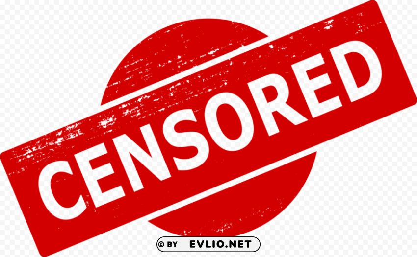censored stamp PNG graphics for free