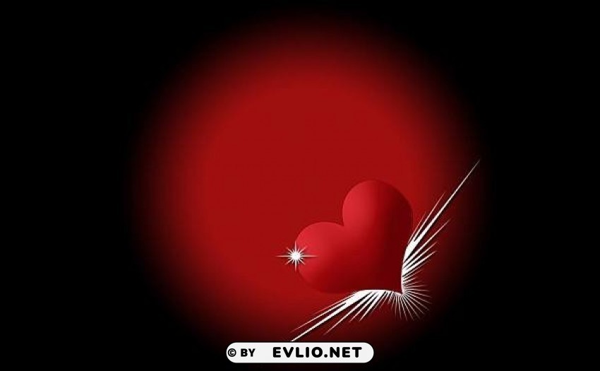 fly heart Isolated Element in Transparent PNG