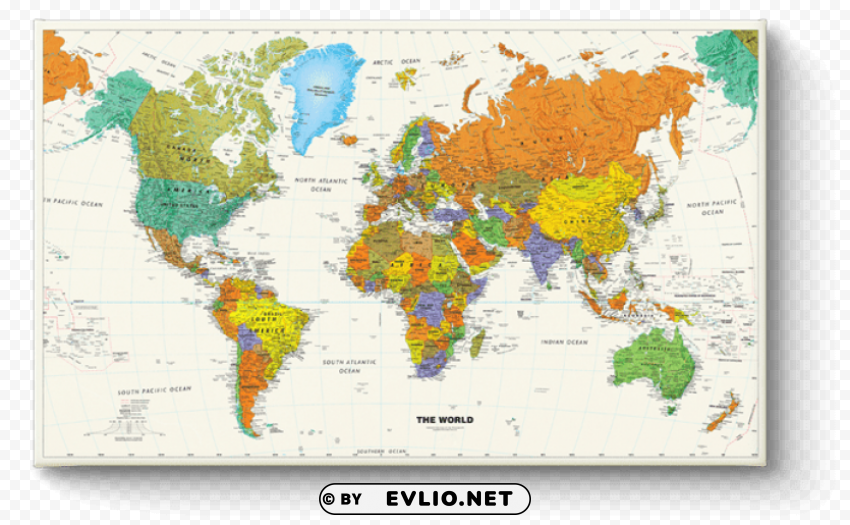 high quality world map in hd Transparent background PNG images complete pack
