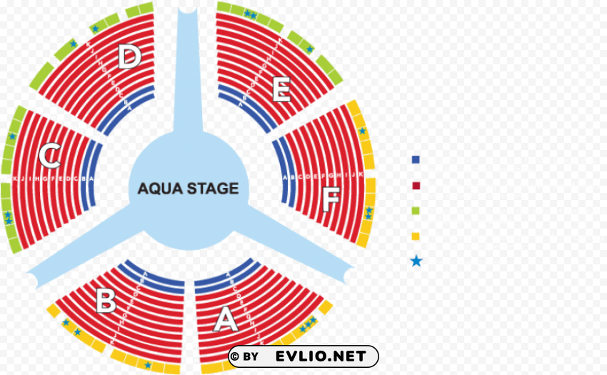 reve las vegas seating chart Clear PNG