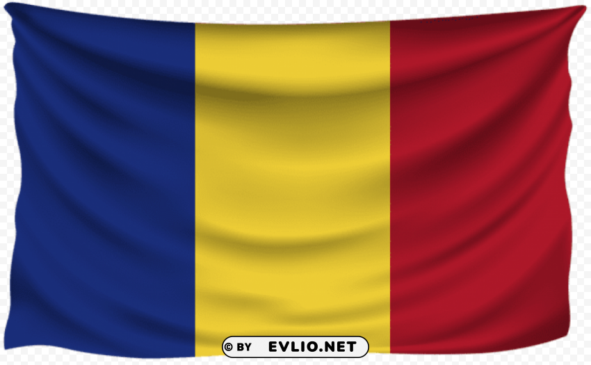 romania wrinkled flag PNG files with no backdrop pack