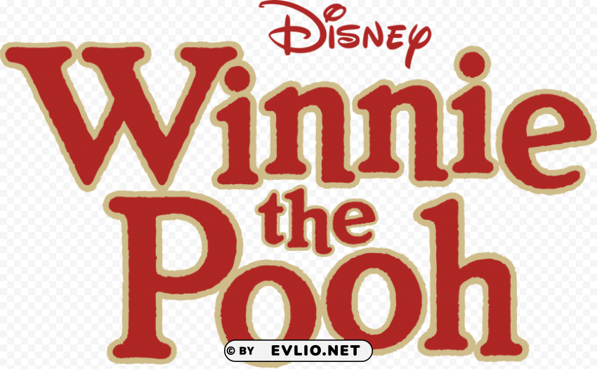 winnie the pooh logo PNG photos with clear backgrounds