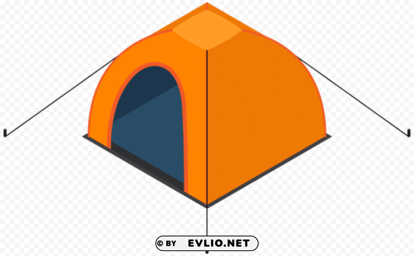 camping tent transparent PNG for free purposes
