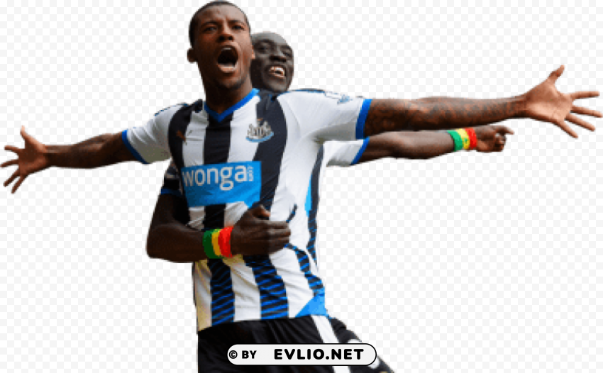 Download georginio wijnaldum & papiss cisse Isolated Item on HighResolution Transparent PNG png images background ID bee69401