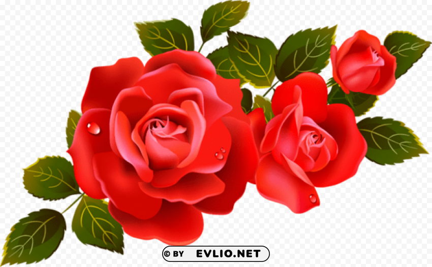 PNG image of large red roseselement Free PNG images with transparent backgrounds with a clear background - Image ID 53fc9986