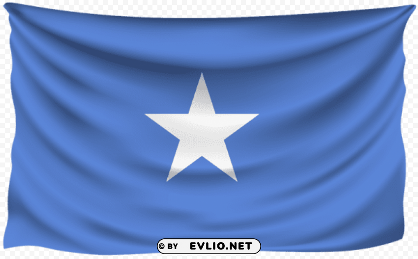 Somalia Wrinkled Flag Clear PNG Pictures Free