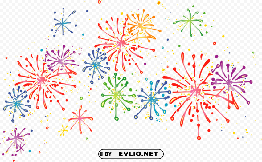 Cartoon Fireworks Transparent PNG Images Wide Assortment