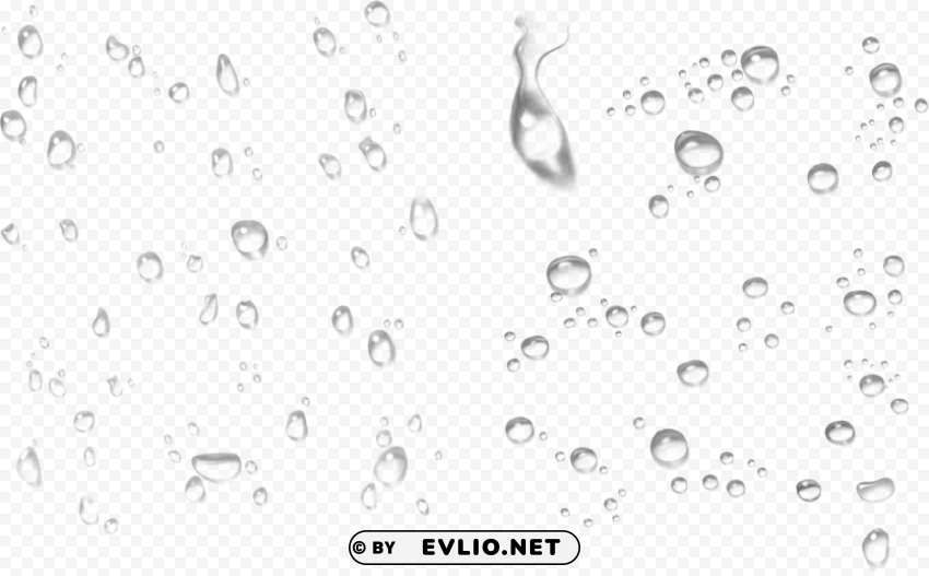 Water Drops PNG Clip Art Transparent Background