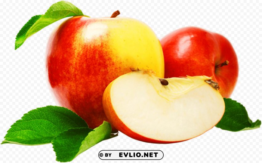 Apples Isolated Item With Clear Background PNG