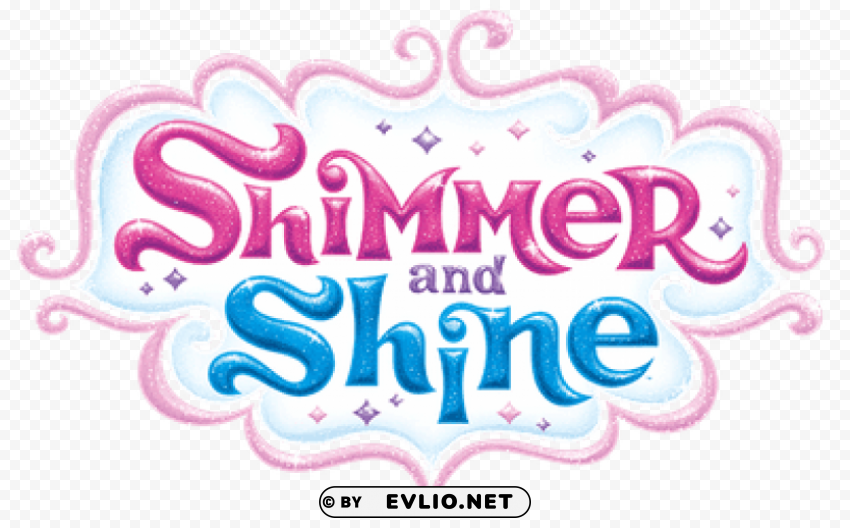 shimmer and shine logo PNG for mobile apps