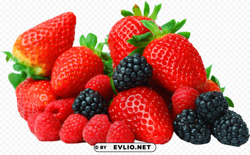 berries image Isolated Character in Transparent PNG Format