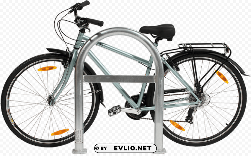 bicycle rack side view Transparent Background PNG Isolated Character PNG transparent with Clear Background ID 74433a15