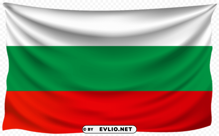 bulgaria wrinkled flag PNG for mobile apps