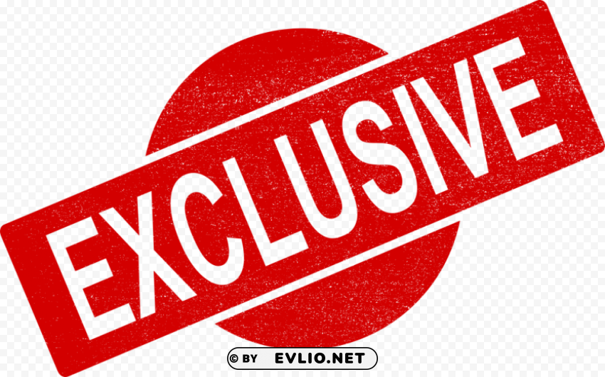 exclusive stamp Isolated Graphic with Clear Background PNG