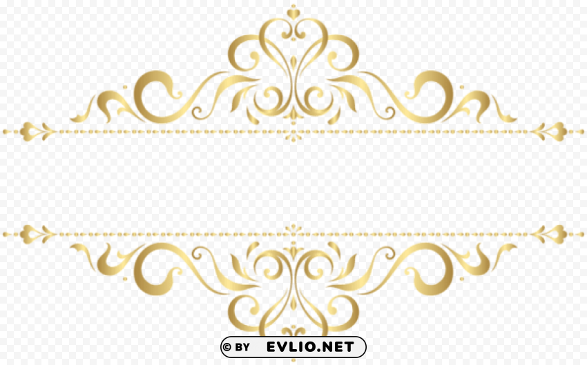 golden ornament Isolated Object on Transparent Background in PNG clipart png photo - 0bafa371