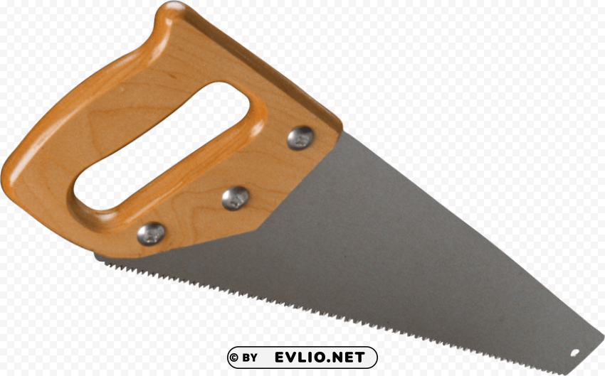 hand saw sideview PNG with no background diverse variety