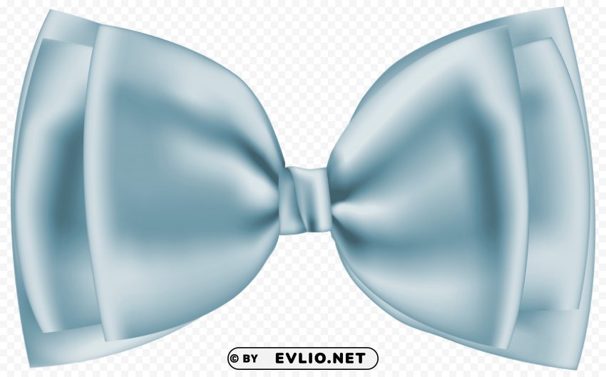 Light Blue Ribbon Alpha Channel Transparent PNG