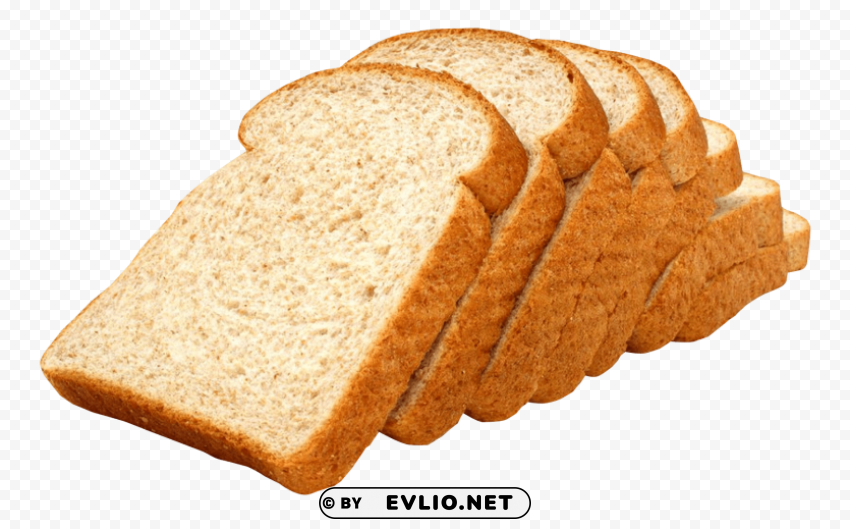 sliced wheat bread PNG images with clear alpha channel