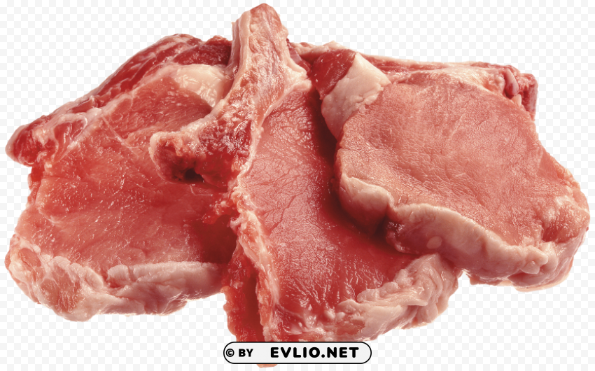raw steaks PNG Image Isolated with Transparent Clarity