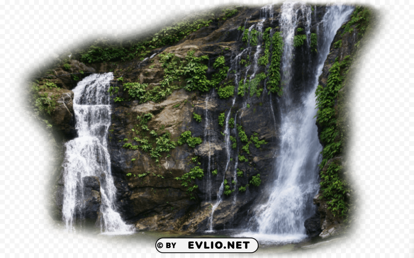 waterfall PNG files with transparency