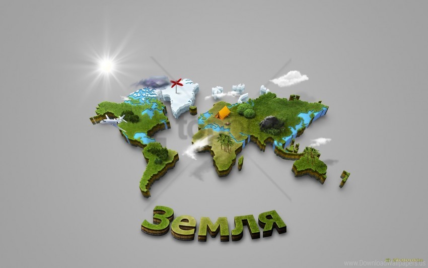 3d land map world wallpaper Free PNG images with clear backdrop