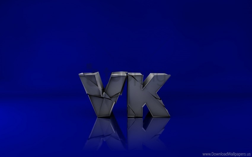 3d logo vk wallpaper PNG Graphic Isolated with Clear Background