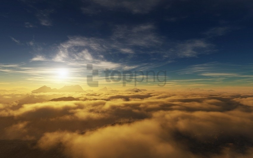 above the clouds PNG images with transparent canvas assortment background best stock photos - Image ID 244c1088
