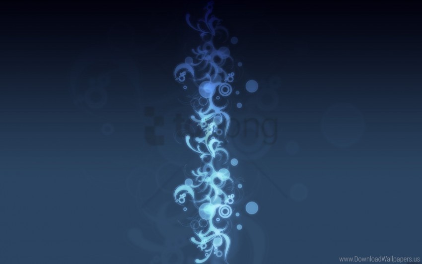 abstract blue design light wallpaper Transparent PNG Isolated Subject Matter