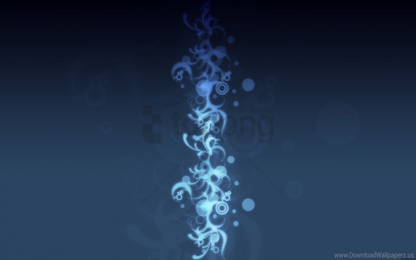 Abstract Blue Design Light Wallpaper Transparent PNG Isolated Subject Matter