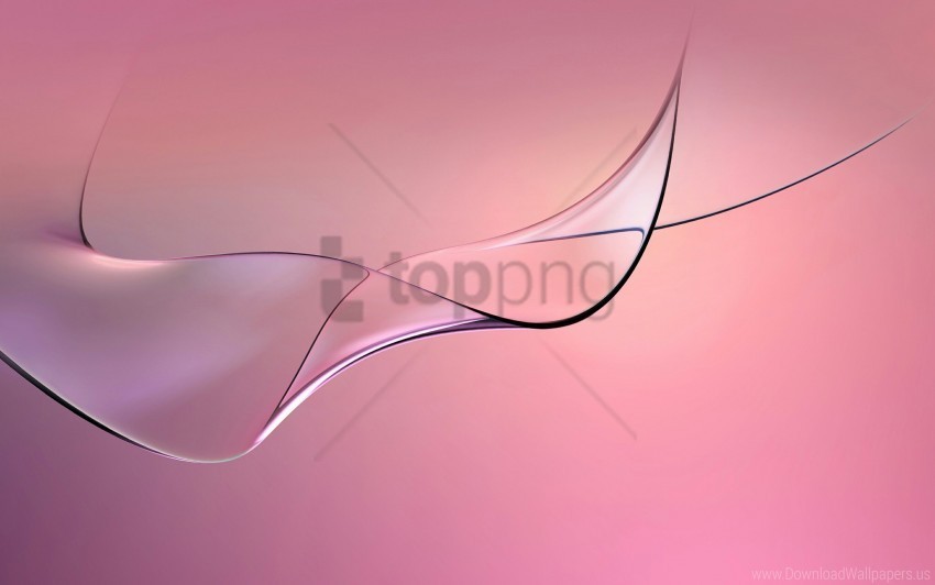 abstract curves pink wallpaper Clear Background PNG Isolated Graphic