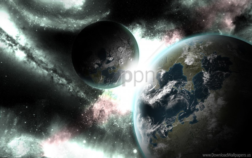 abstract planets wallpaper Free PNG images with alpha channel compilation