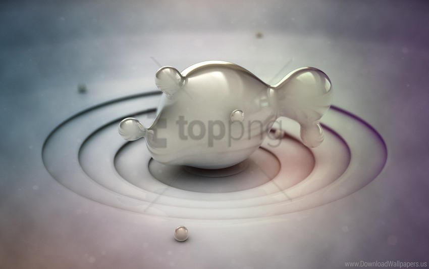 alloy figure smooth surface wallpaper Isolated Object on Transparent Background in PNG
