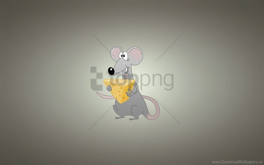 animal background cheese mouse wallpaper Isolated Subject in Clear Transparent PNG