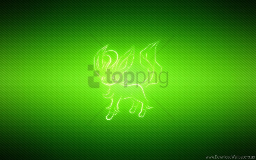 animal green leafeon pokemon wallpaper PNG images with no watermark