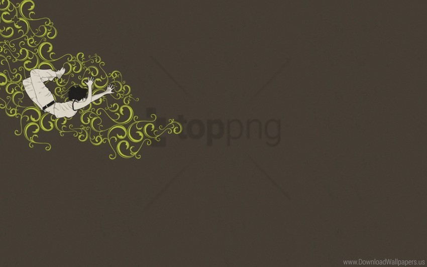 background drawing flying man patterns wallpaper Transparent PNG images for printing
