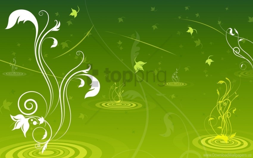 Background Green Patterns Wallpaper ClearCut PNG Isolated Graphic