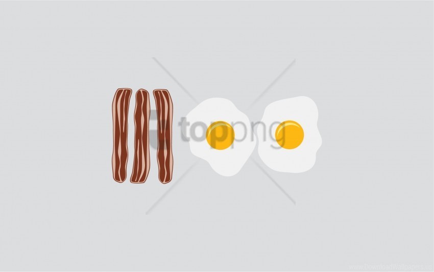 bacon eggs food vector wallpaper HighResolution PNG Isolated on Transparent Background