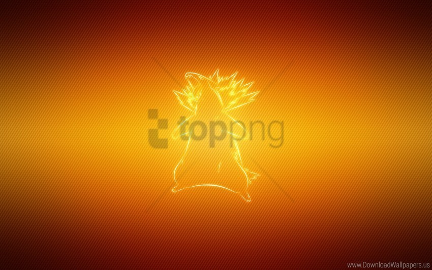 badger pokemon typhlosion wallpaper PNG Isolated Object on Clear Background