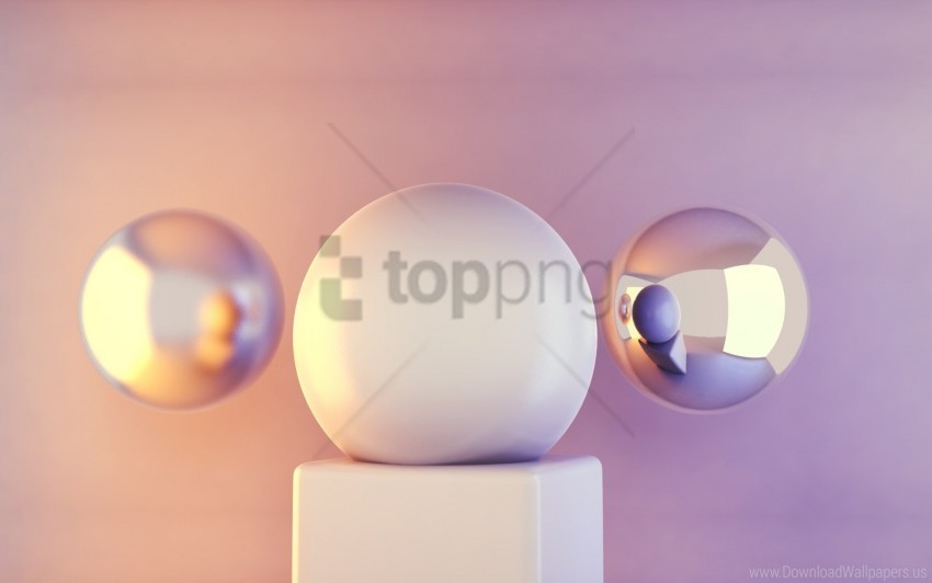 ball cube glass silver white wallpaper PNG graphics with clear alpha channel selection