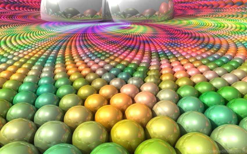 balls bright lots multi-colored surface wallpaper Clear Background Isolated PNG Object