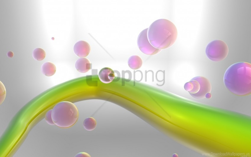 balls flying form wave wallpaper Transparent graphics