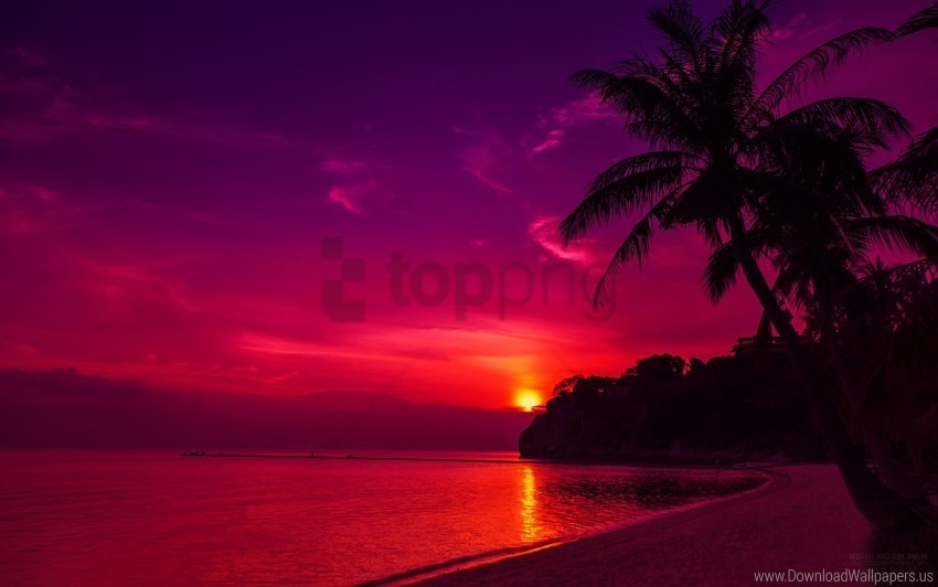 beach sunset thailand wallpaper No-background PNGs