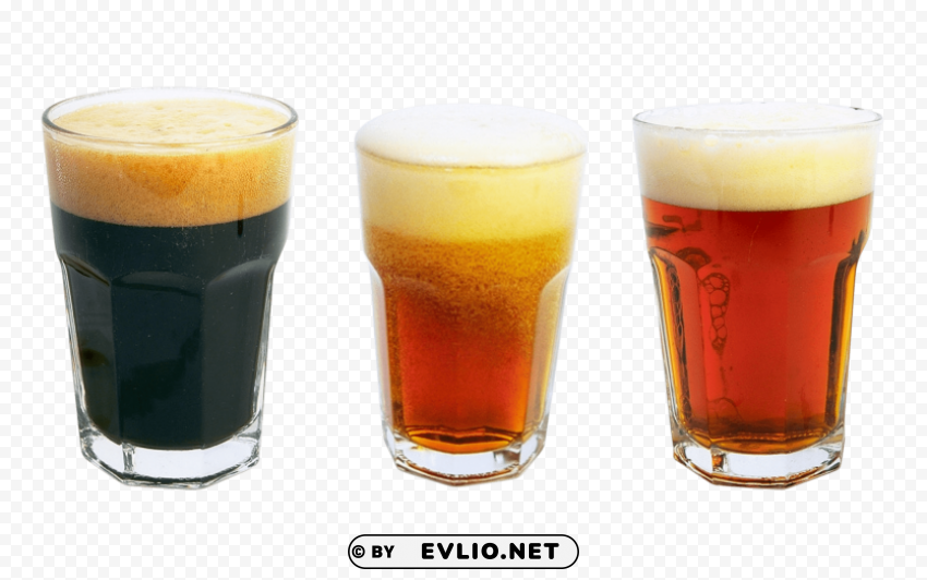 beer glass PNG artwork with transparency
