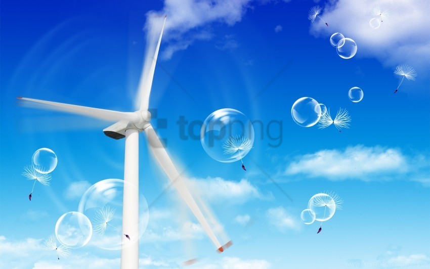 blow dandelion parachute sky wallpaper Transparent Background Isolation in PNG Format