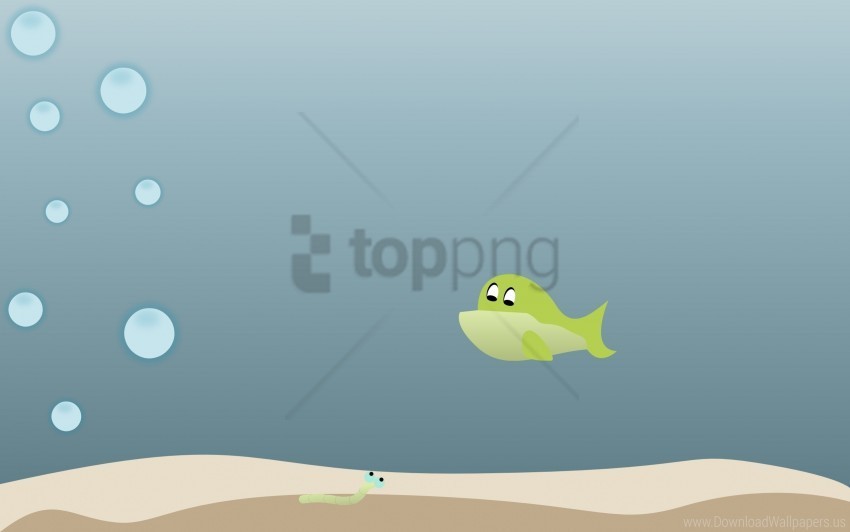 bottom bubbles fish oxygen under water wallpaper Transparent Cutout PNG Graphic Isolation