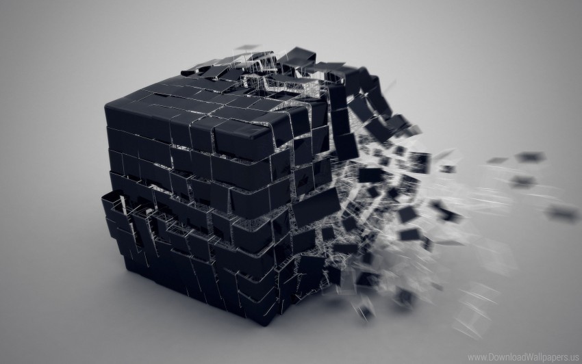 burst cube forming wallpaper High-resolution PNG images with transparency