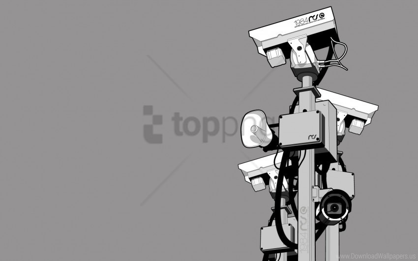 camera device figure gray white wallpaper Clear Background PNG with Isolation