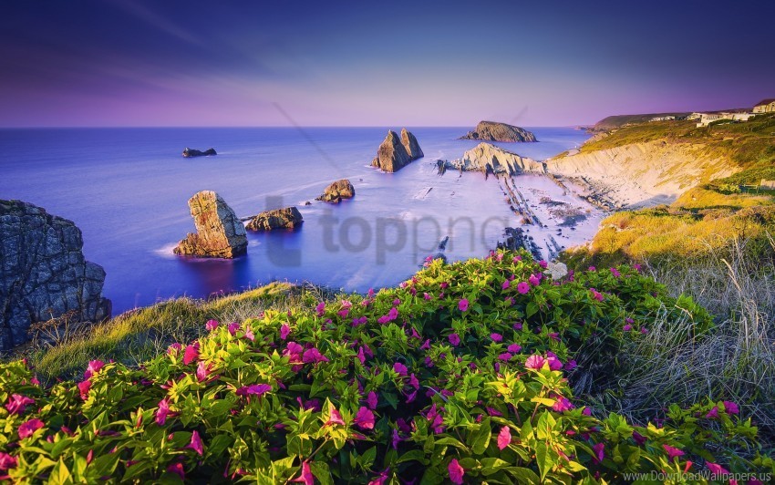 cantabria coast costa quebrada spain wallpaper Isolated Subject in Clear Transparent PNG