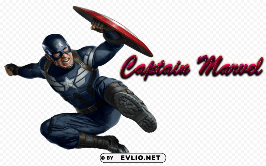 captain marvel free PNG Image with Isolated Graphic clipart png photo - 029be328