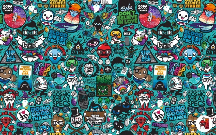 characters colorful diversity drawings signs wallpaper PNG for digital design